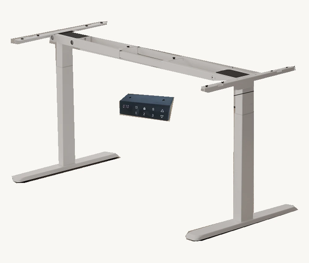 T06 Desk Frame in white